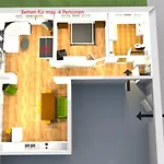 85 qm Wohnung Pauluste mit Terasse und Garten