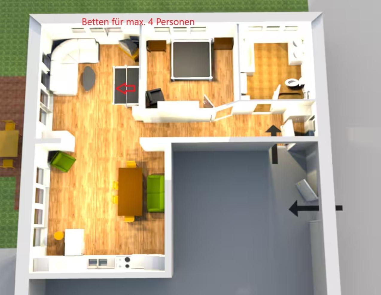 85 Qm Pauluste Mit Terasse Und Garten Apartment